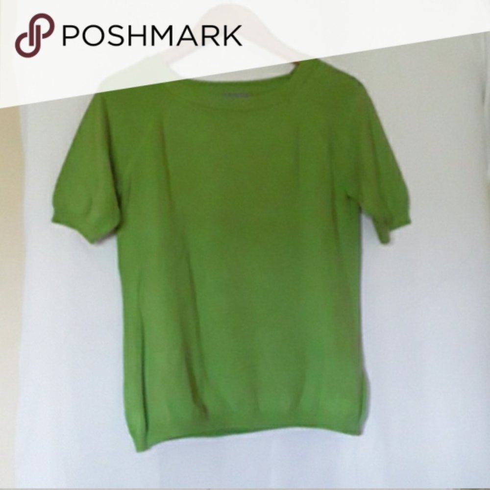 Joseph Abbound Light Lime Green Sweater
